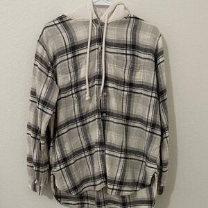 Plaid Hooded Jacket
